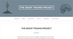 Desktop Screenshot of gradytraumaproject.com