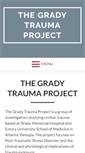 Mobile Screenshot of gradytraumaproject.com